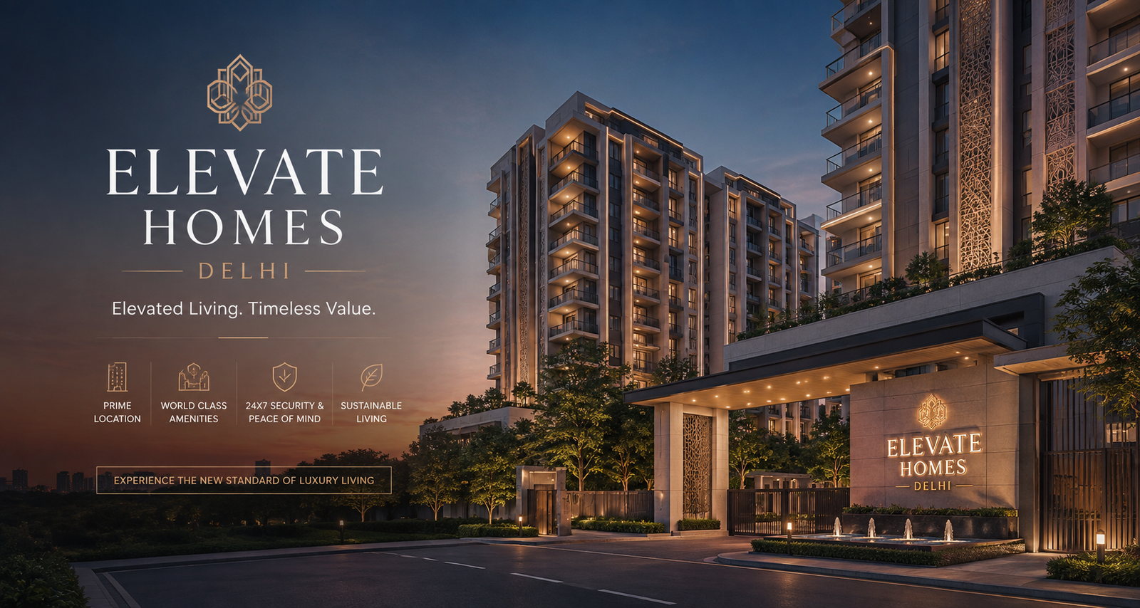 Elevate Homes Kamla Delhi Nagar new project By concient